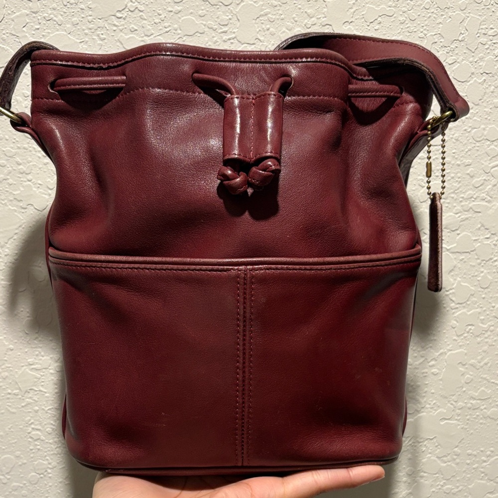 Vintage Coach Thompson Drawstring Bag